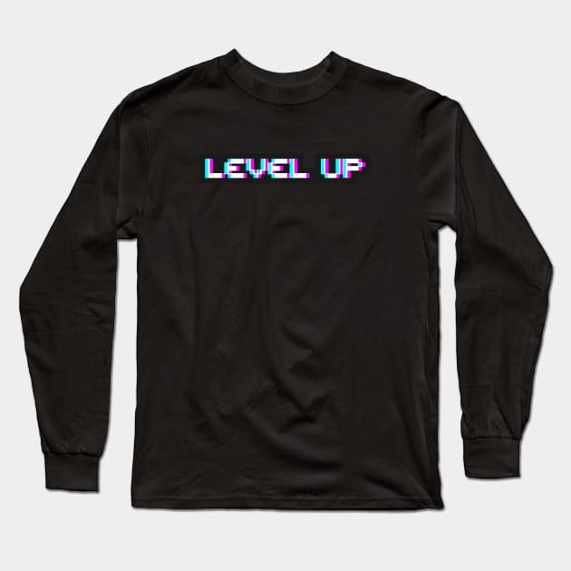 Level Up - Purple Long Sleeve T-Shirt by Just In Tee Shirts